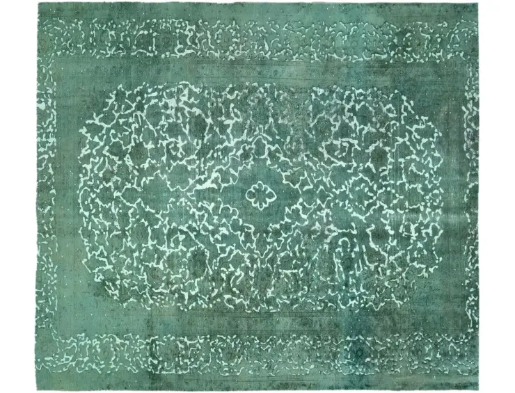 Grün Persien Persischer Vintage Teppich 250 x 200 cm