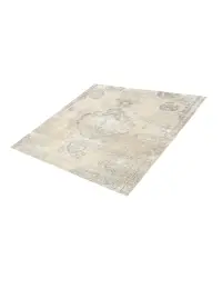Beige Persien Persischer Vintage Teppich 142 x 142 cm - view 1