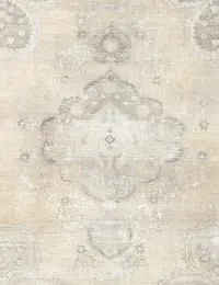 Beige Persien Persischer Vintage Teppich 200 x 142 cm - view 3