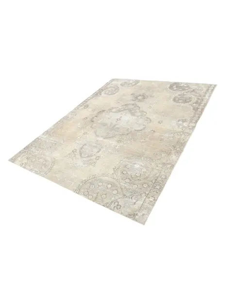 Beige Persien Persischer Vintage Teppich 200 x 142 cm - view 1