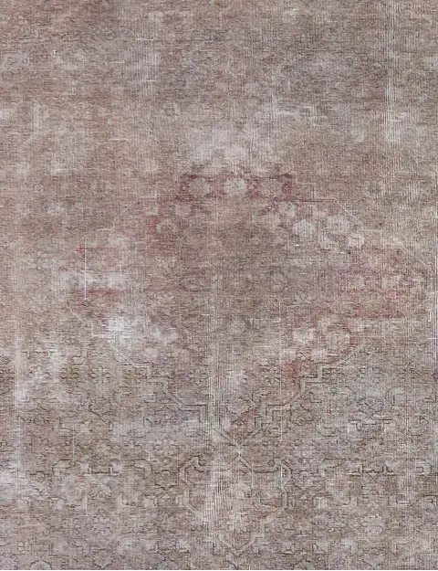 Grau Persien Persischer Vintage Teppich 150 x 150 cm - view 3