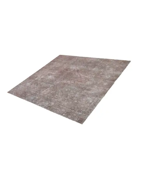 Grau Persien Persischer Vintage Teppich 150 x 150 cm - view 1