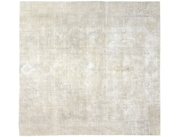 Beige Persien Persischer Vintage Teppich 273 x 273 cm