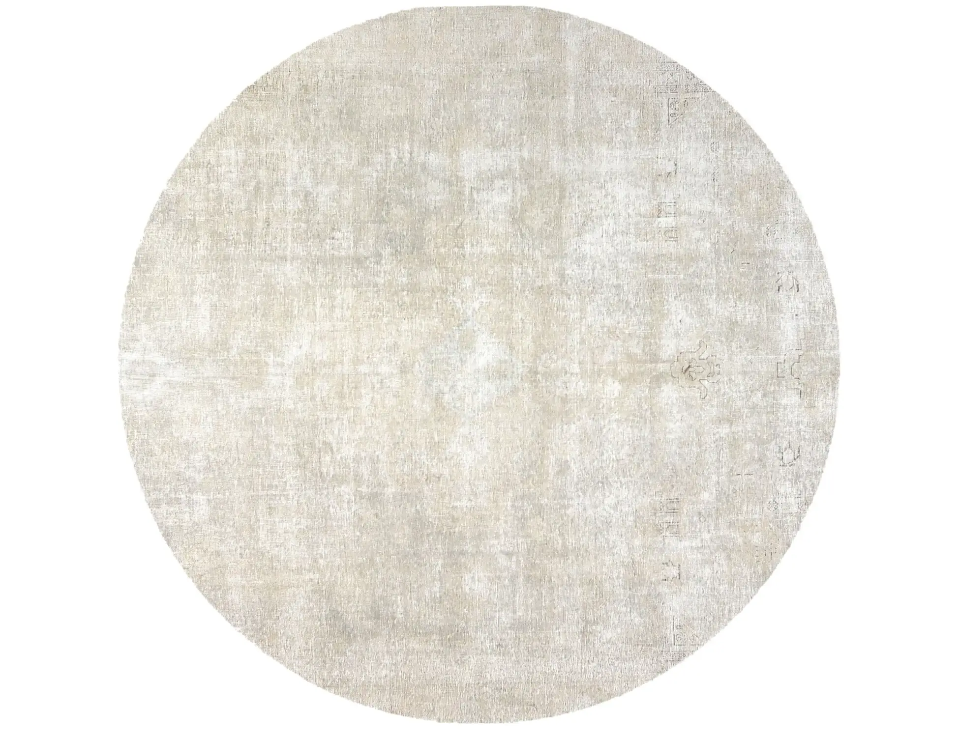Beige Persien Persischer Vintage Teppich 273 x 273 cm