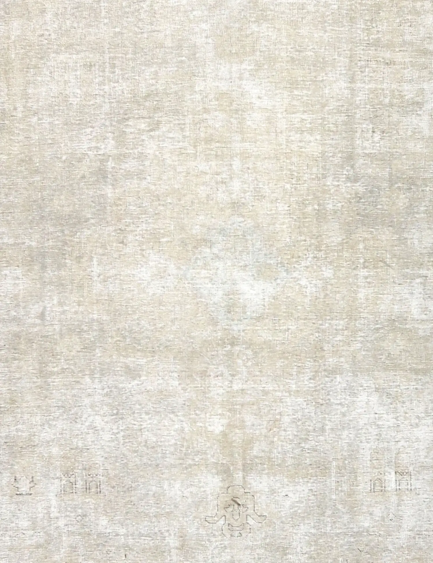 Beige Persien Persischer Vintage Teppich 273 x 273 cm - Einzigartiger handgefertigter Teppich
