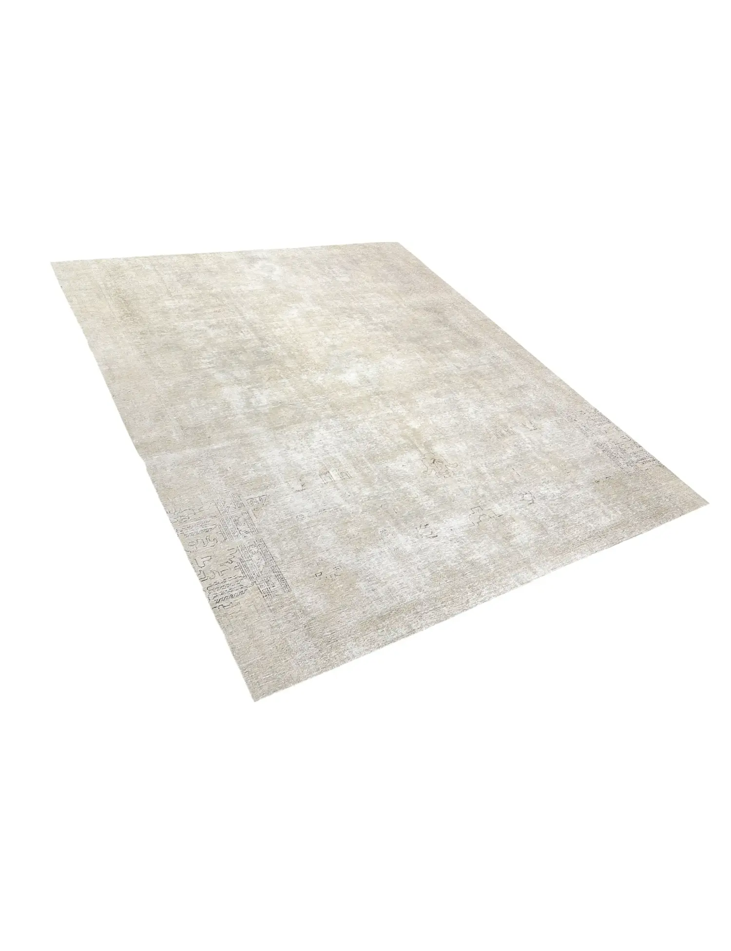 Beige Persien Persischer Vintage Teppich 300 x 273 cm - Einzigartiger handgefertigter Teppich