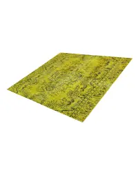 Gelb Persien Persischer Vintage Teppich 147 x 147 cm - view 1