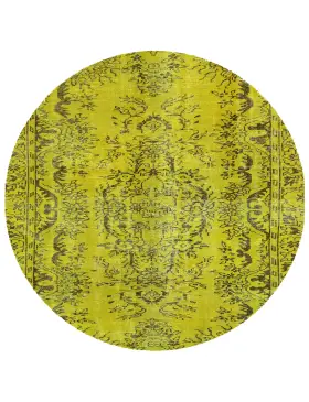 Gul Persien Persisk vintage matta 147 x 147 cm