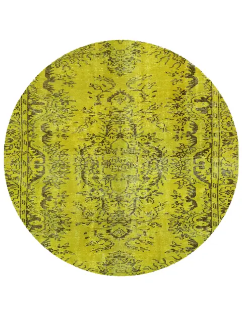 Gul Persien Persisk vintage matta 147 x 147 cm