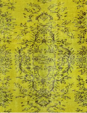 Gul Persien Persisk vintage matta 147 x 147 cm - view 3