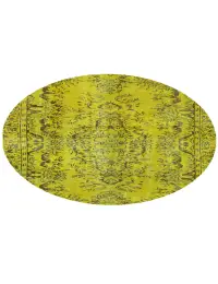 Gelb Persien Persischer Vintage Teppich 147 x 147 cm - view 2