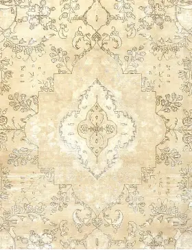 Beige Türkei Vintage Teppich 270 x 270 cm - view 3