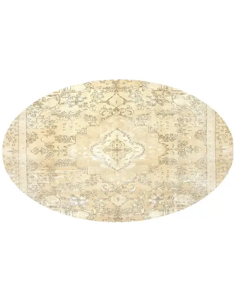 Beige Turkki vintage matot 270 x 270 cm - view 1