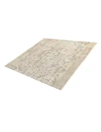 Grau Türkei Vintage Teppich 145 x 145 cm - view 1