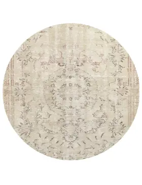 Grijs Turkije Vintage Tapijt 145 x 145 cm