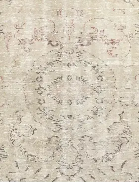 Grijs Turkije Vintage Tapijt 145 x 145 cm - view 3
