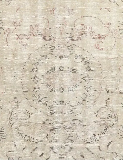 Grau Türkei Vintage Teppich 145 x 145 cm - view 3