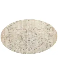 Grau Türkei Vintage Teppich 145 x 145 cm - view 1