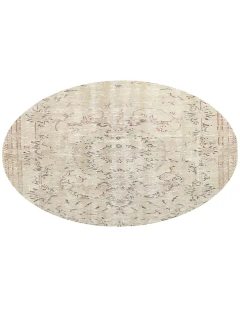 Grau Türkei Vintage Teppich 145 x 145 cm - view 1