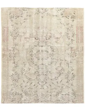 Grau Türkei Vintage Teppich 200 x 145 cm