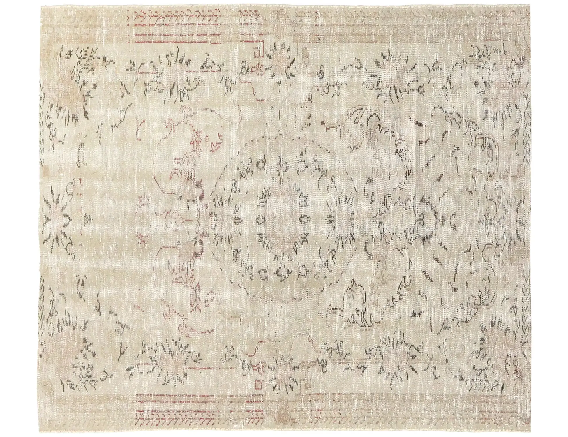 Grey Turkey Vintage Carpet 200 x 145 cm
