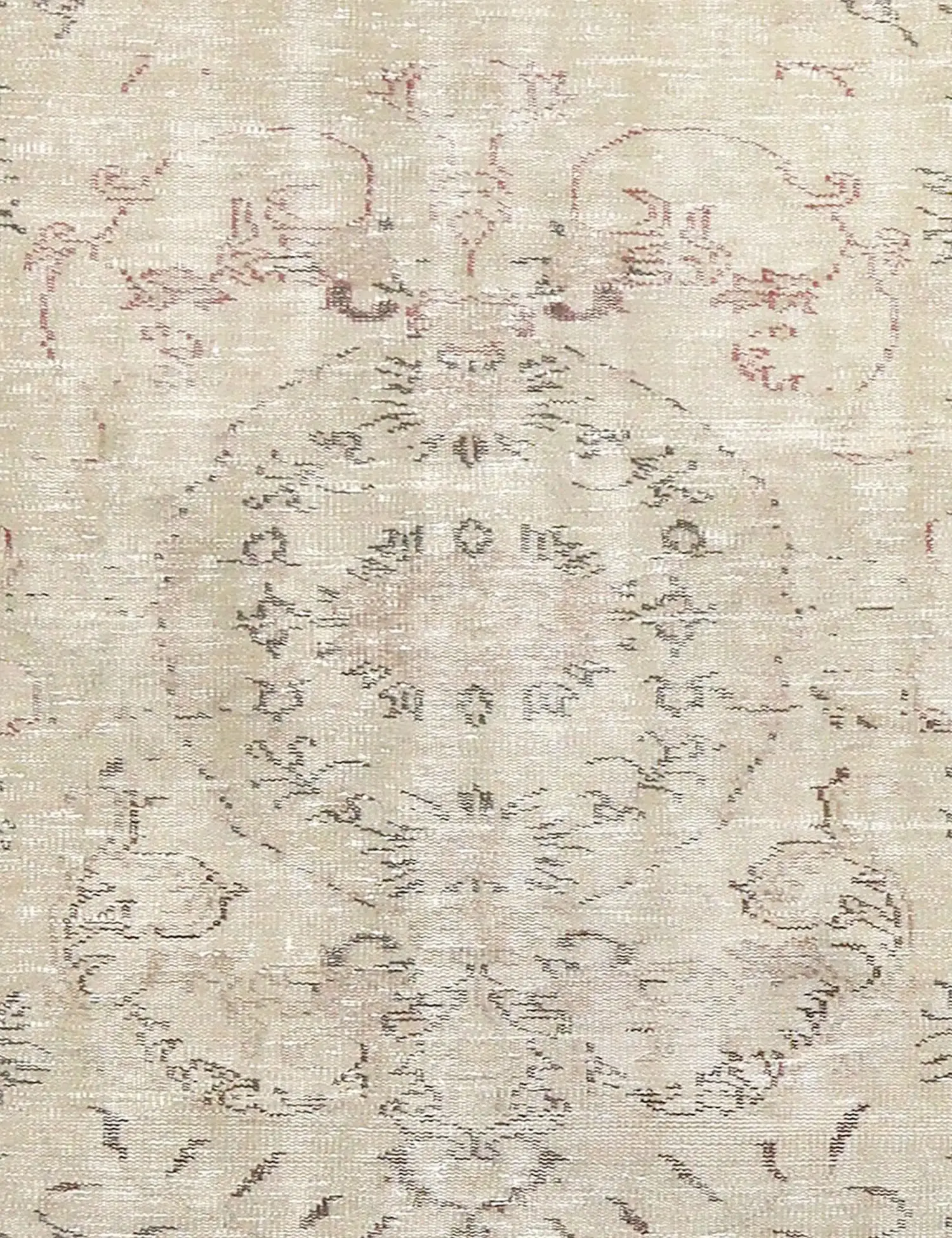 Grey Turkey Vintage Carpet 200 x 145 cm - Unique Handmade Carpet