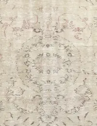 Grau Türkei Vintage Teppich 200 x 145 cm - view 3