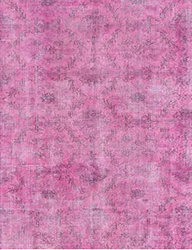 Rosa Turkiet vintage matta 167 x 167 cm - view 3