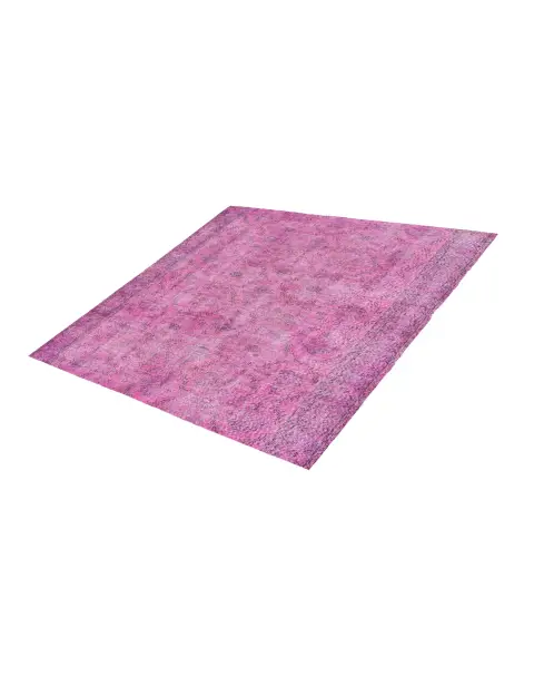 Rosa Türkei Vintage Teppich 167 x 167 cm - view 1