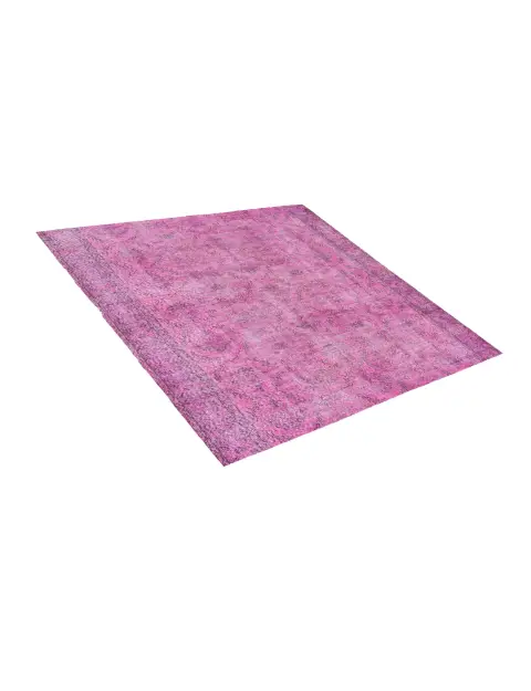 Rosa Türkei Vintage Teppich 167 x 167 cm - view 2