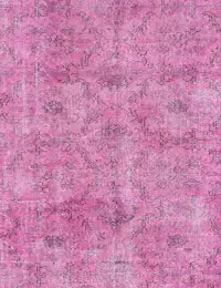 Rosa Türkei Vintage Teppich 167 x 167 cm - view 3