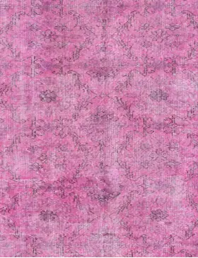 Rosa Turkiet vintage matta 167 x 167 cm - view 3