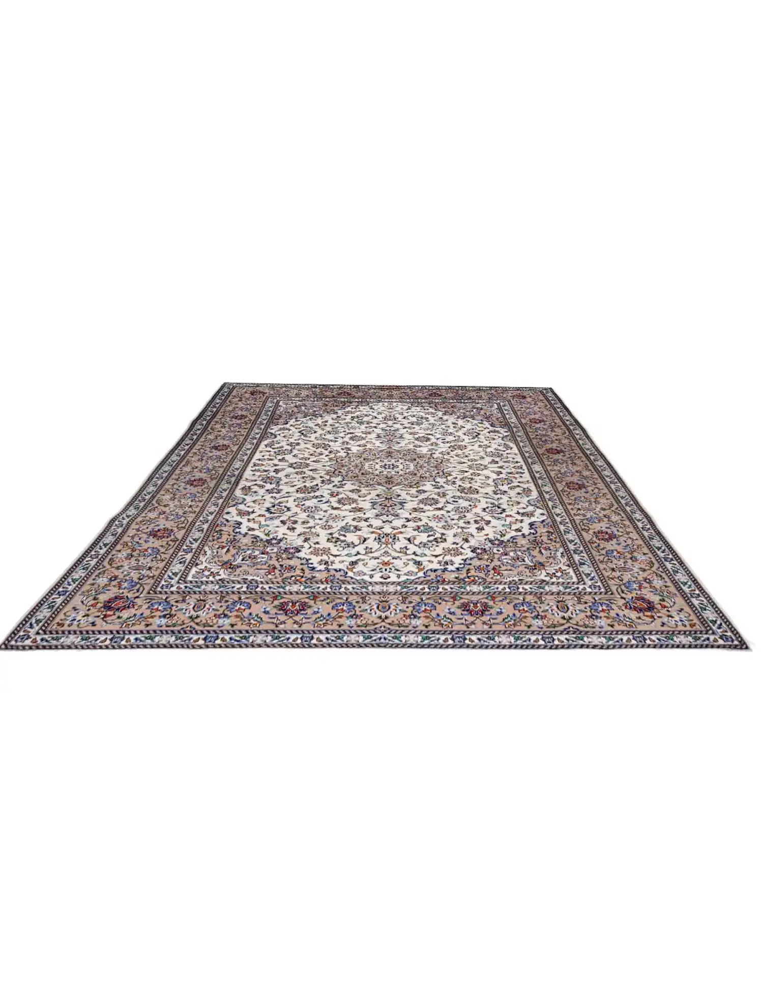Beige Persan Ardakan Patina 287 x 193 cm - Tapis fait main unique
