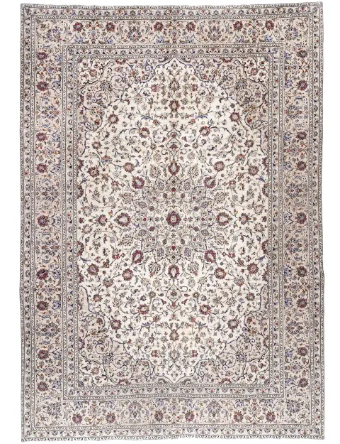 Beige Persia Kashan Patina 388 x 299 cm