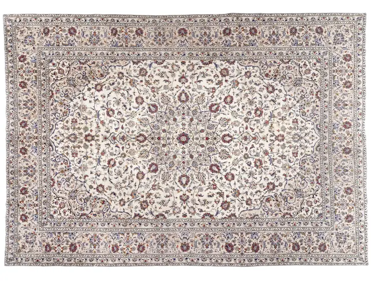Beige Persien Kashan Patina 388 x 299 cm