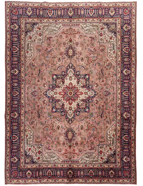 Rosa Persia Tabriz Patina 395 x 295 cm