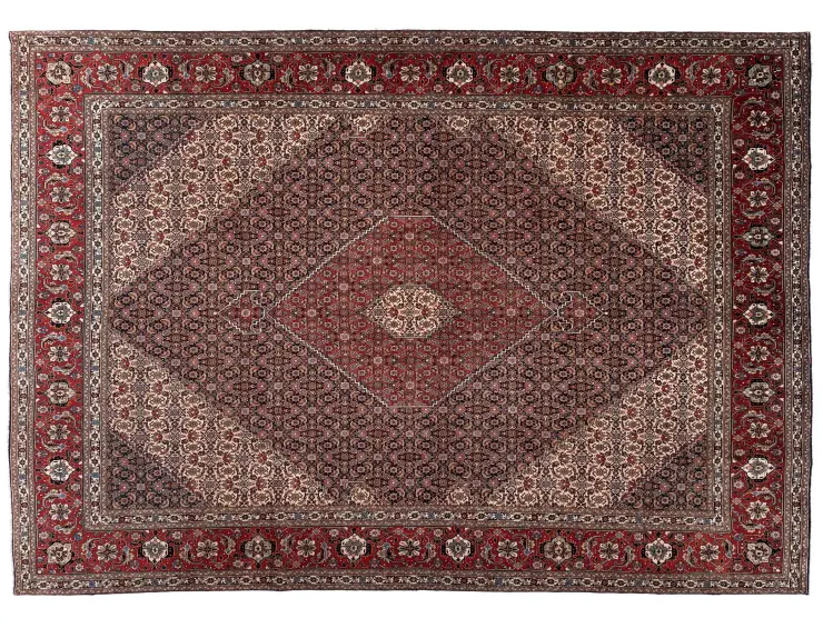 Blå Persien Tabriz Patina 396 x 296 cm