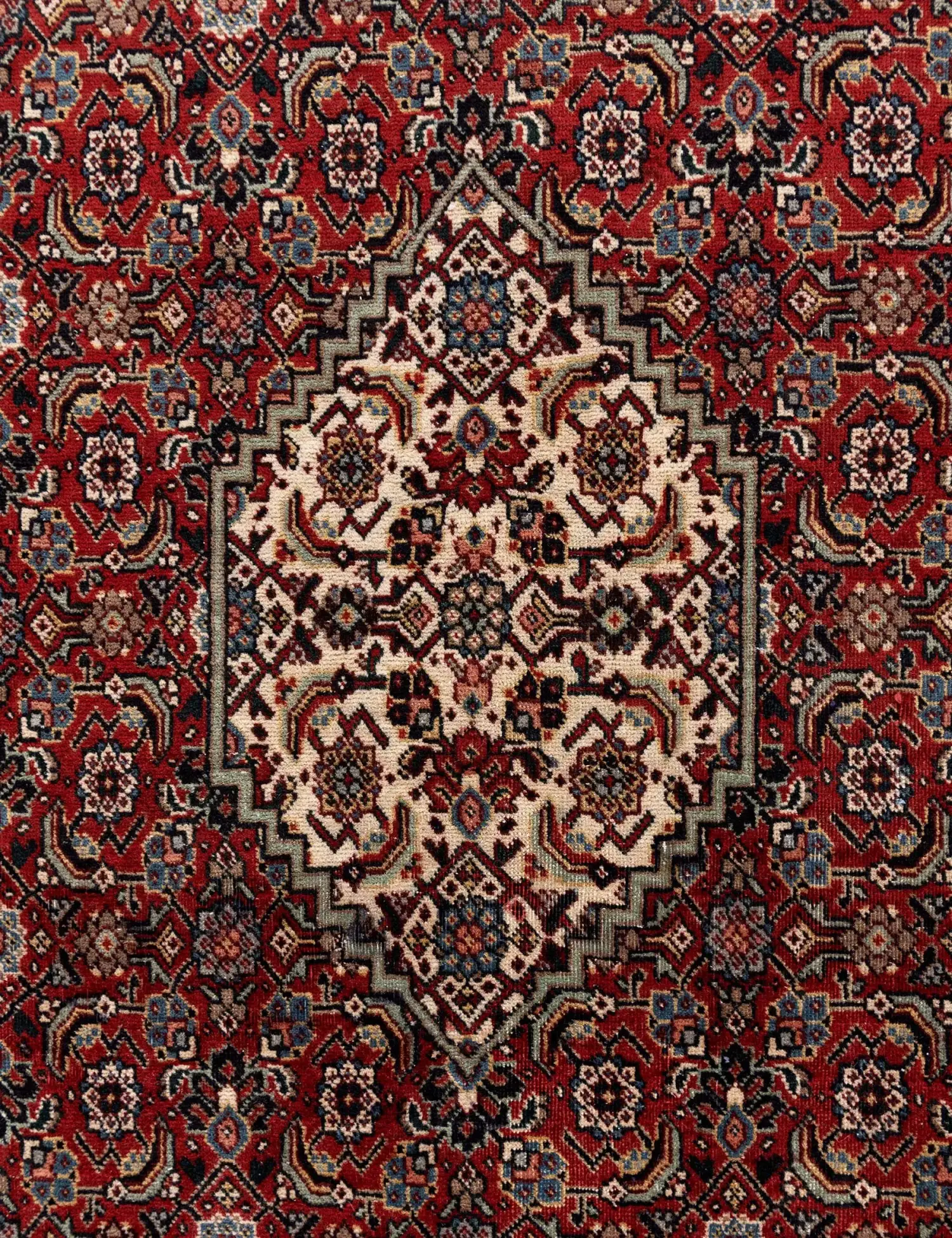Blu Persiano Tabriz Patina 396 x 296 cm - Tappeto unico fatto a mano