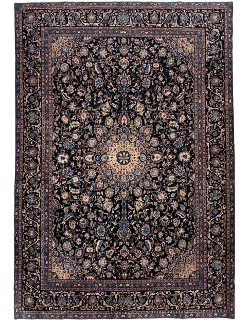 Azul Persia Kashmar Patina 372 x 286 cm