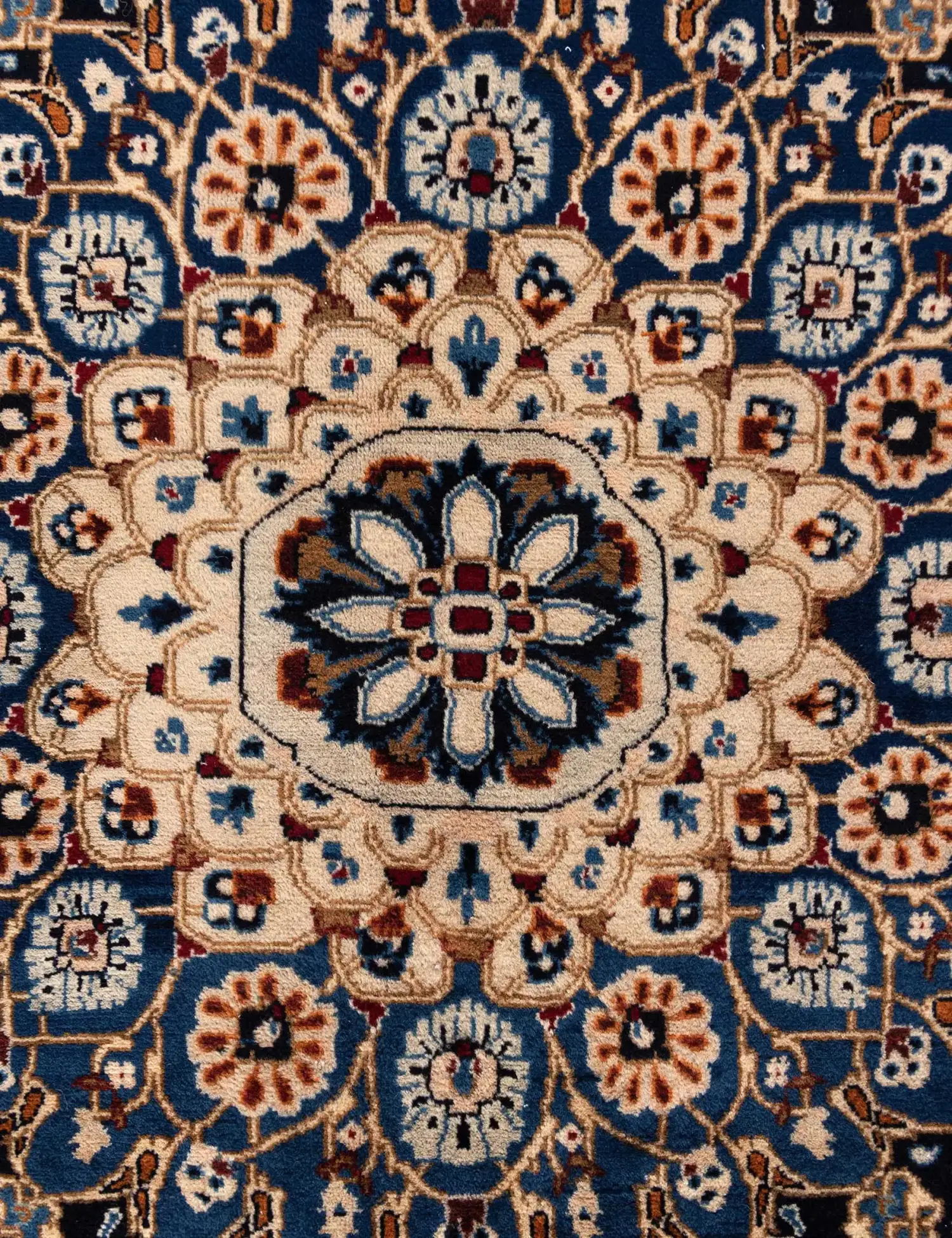 Blauw Perzië Kashmar Patina 372 x 286 cm - Uniek handgemaakt tapijt