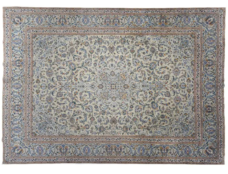 Vihreä Persia Kashan Patina 415 x 300 cm