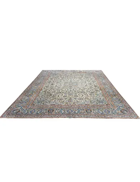 Grønn Persia Kashan Patina 415 x 300 cm - view 1