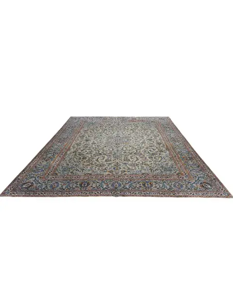 Grønn Persia Kashan Patina 415 x 300 cm - view 2