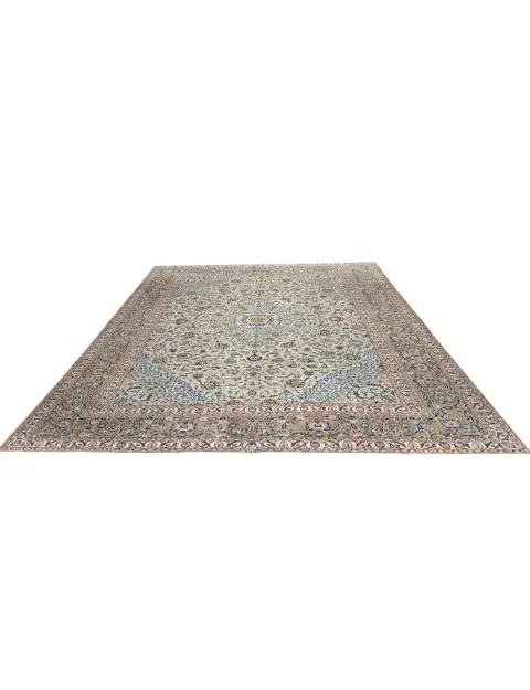 Grønn Persia Kashan Patina 394 x 292 cm - view 1