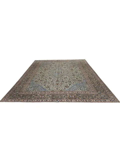 Grønn Persia Kashan Patina 394 x 292 cm - view 2