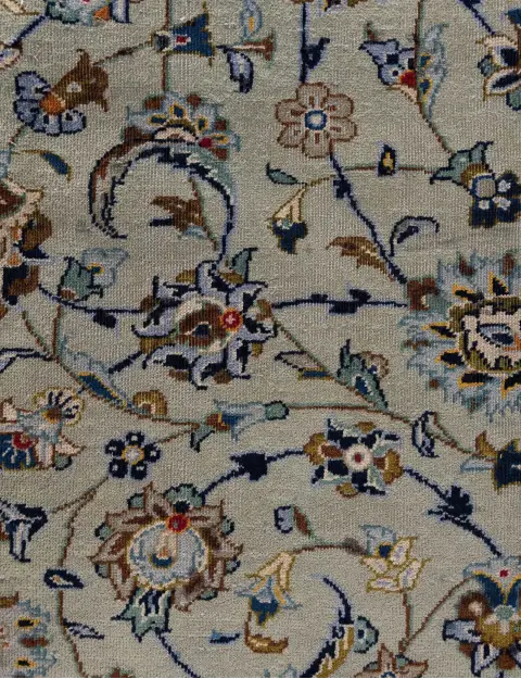 Grønn Persia Kashan Patina 394 x 292 cm - view 3