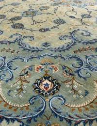 Vert Persan Kashan Patina 340 x 245 cm - view 3
