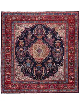 Blau Persien Khorasan Patina 283 x 243 cm