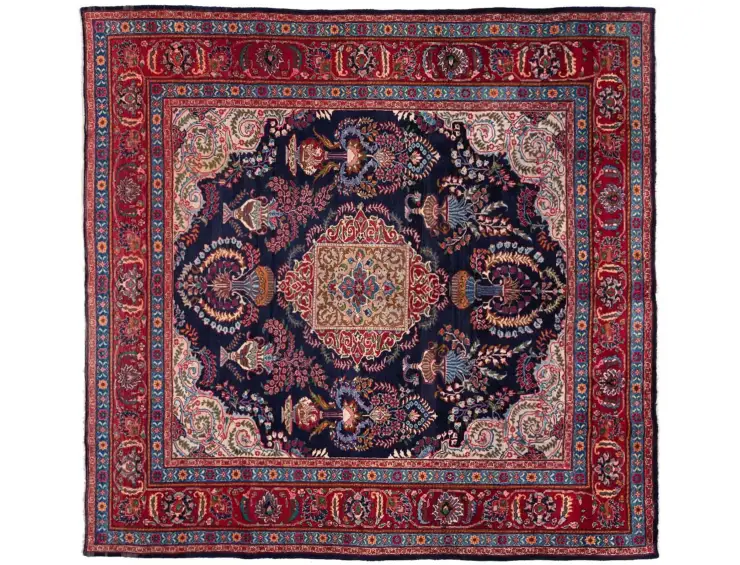 Bleu Persan Khorasan Patina 283 x 243 cm