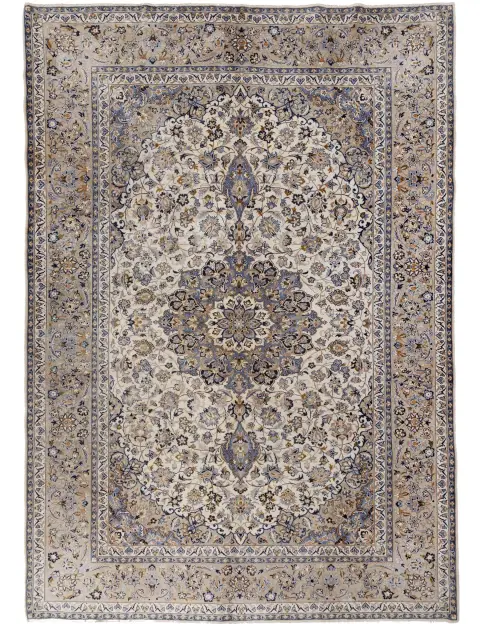 Beige Persia Kashan Patina 397 x 292 cm